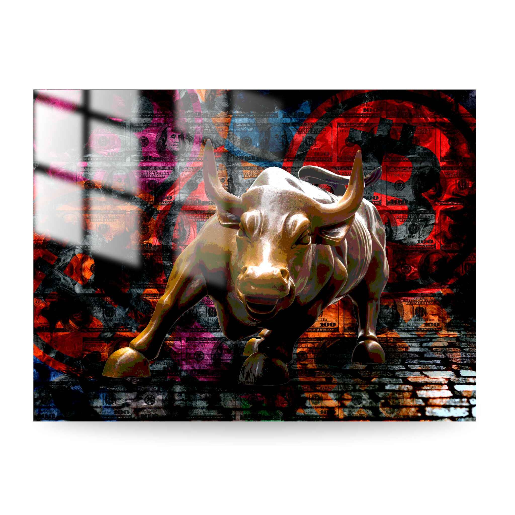 "BITCOIN DOLLAR BULL" - Art For Everyone