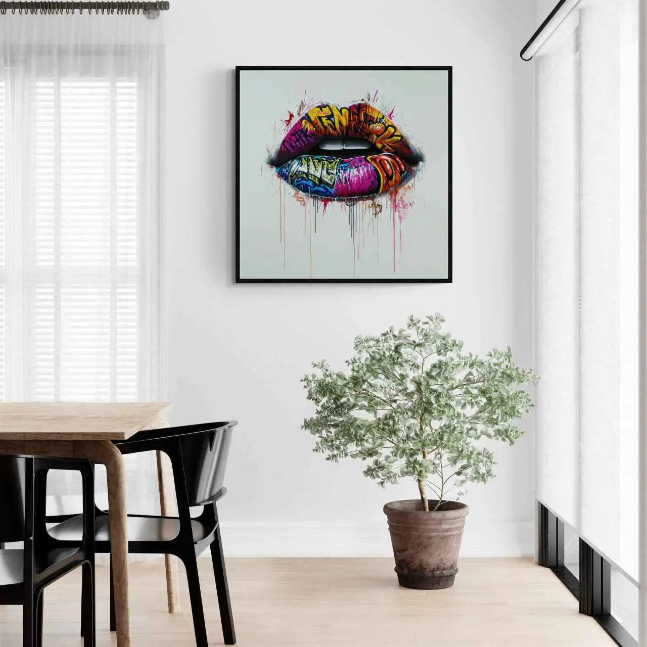 "GRAFFITI LIPS" - Bild.