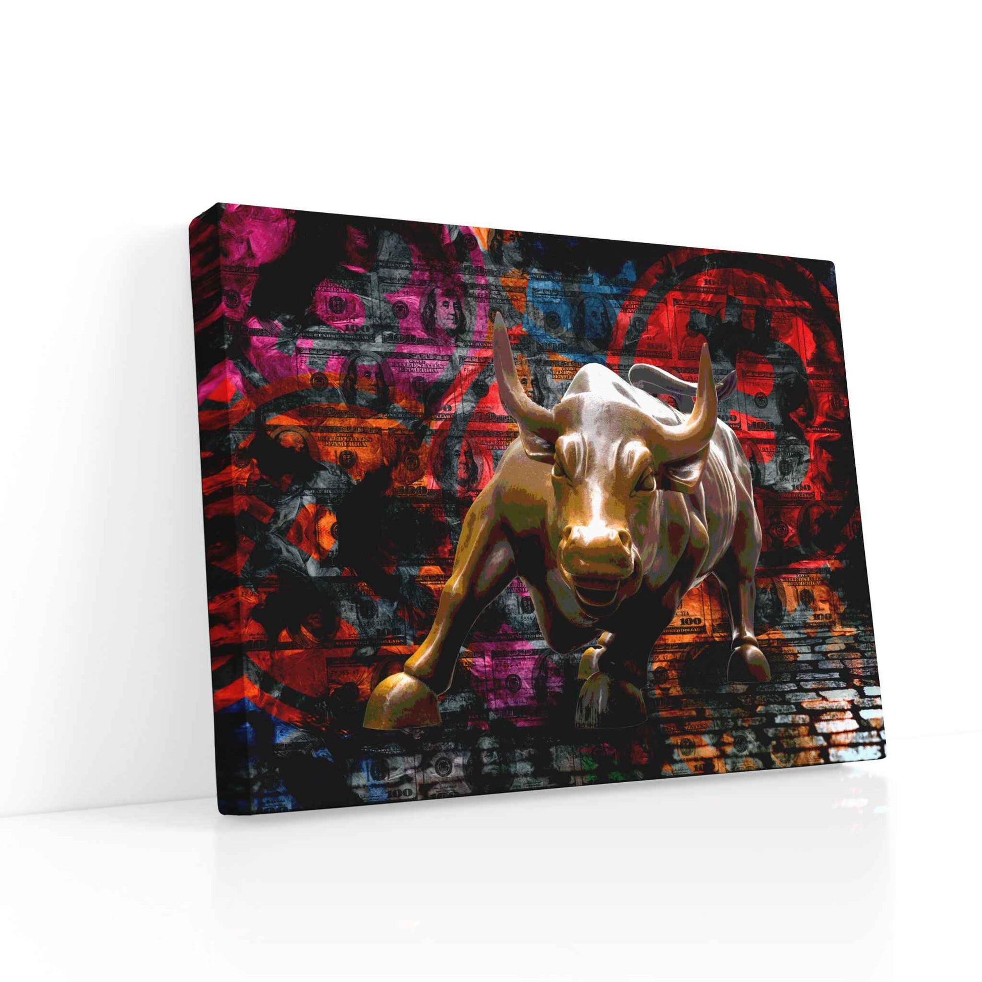 "BITCOIN DOLLAR BULL" - Art For Everyone