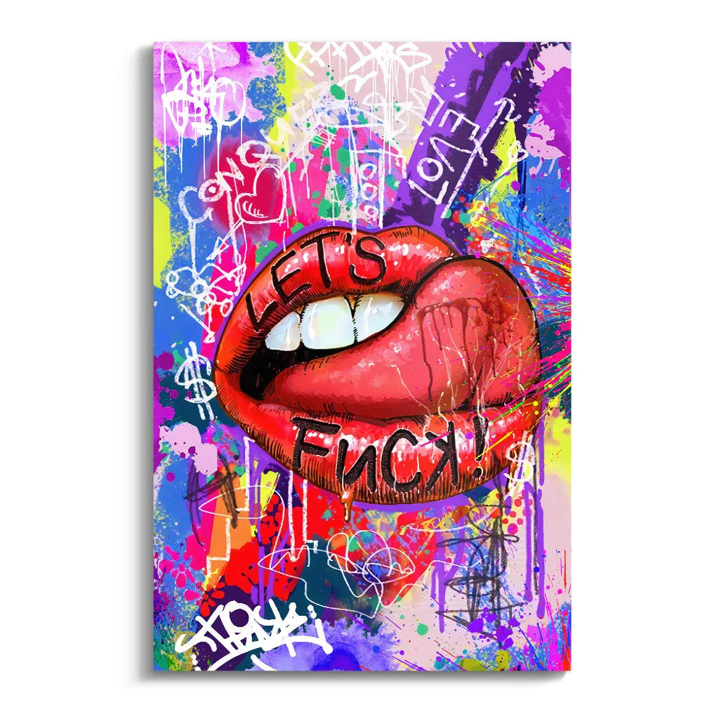 Canvarisma - "FCK LIPS" -  Bild