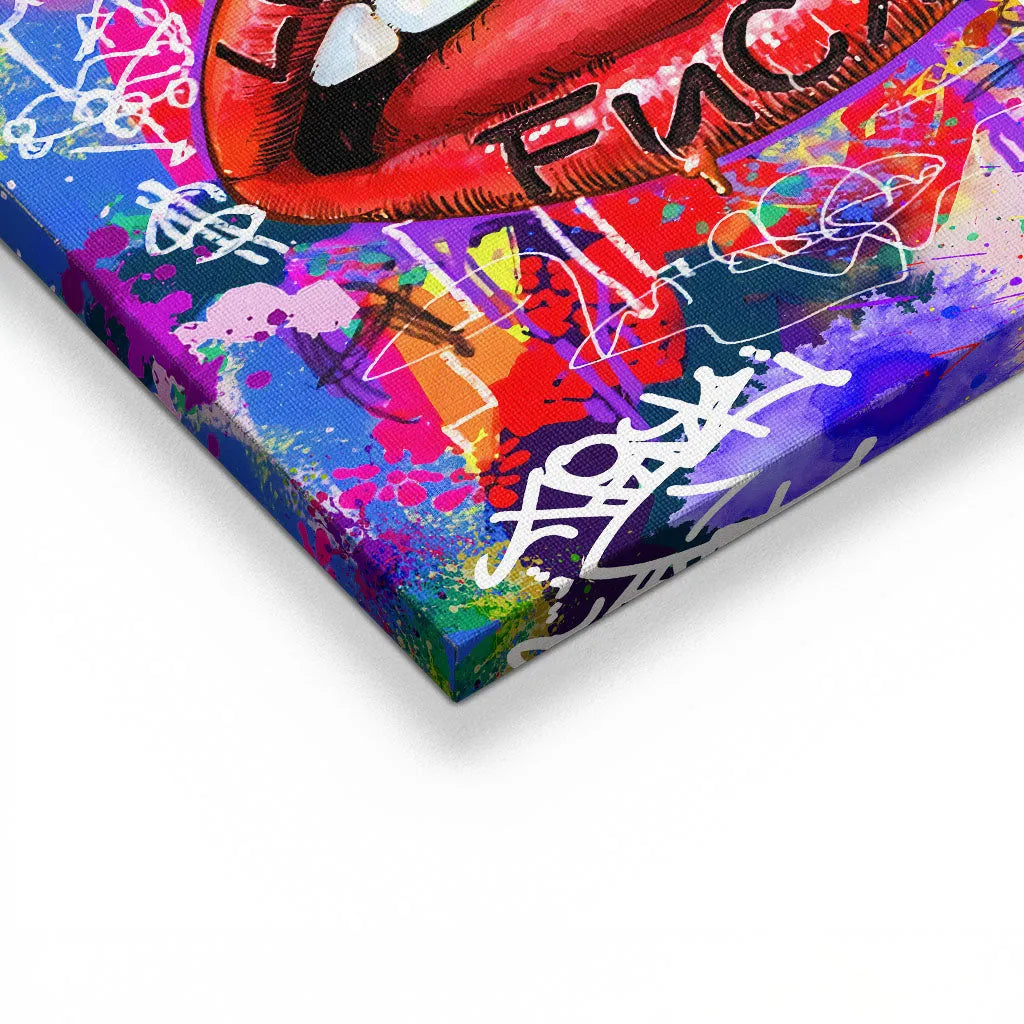 Canvarisma - "FCK LIPS" -  Bild