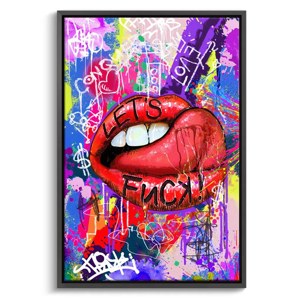 Canvarisma - "FCK LIPS" -  Bild