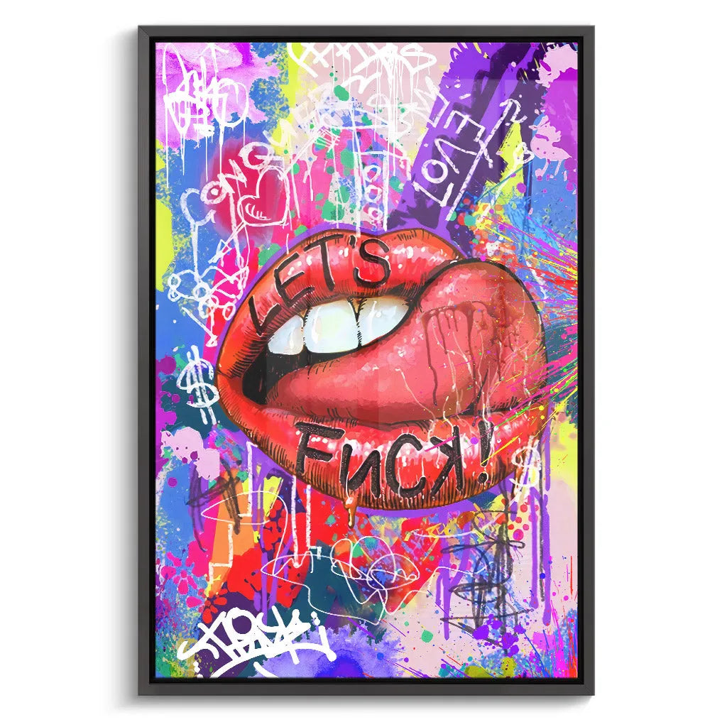 Canvarisma - "FCK LIPS" -  Bild