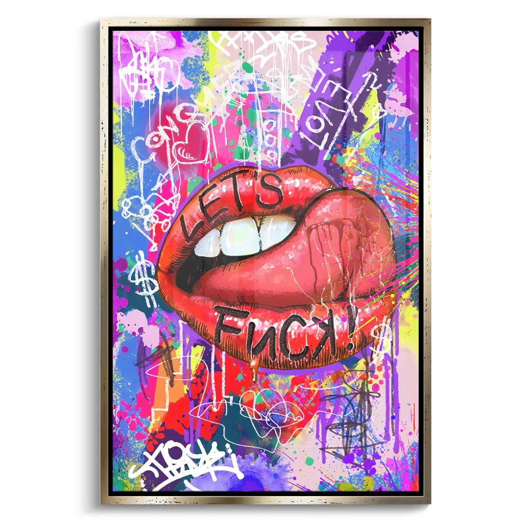 Canvarisma - "FCK LIPS" -  Bild
