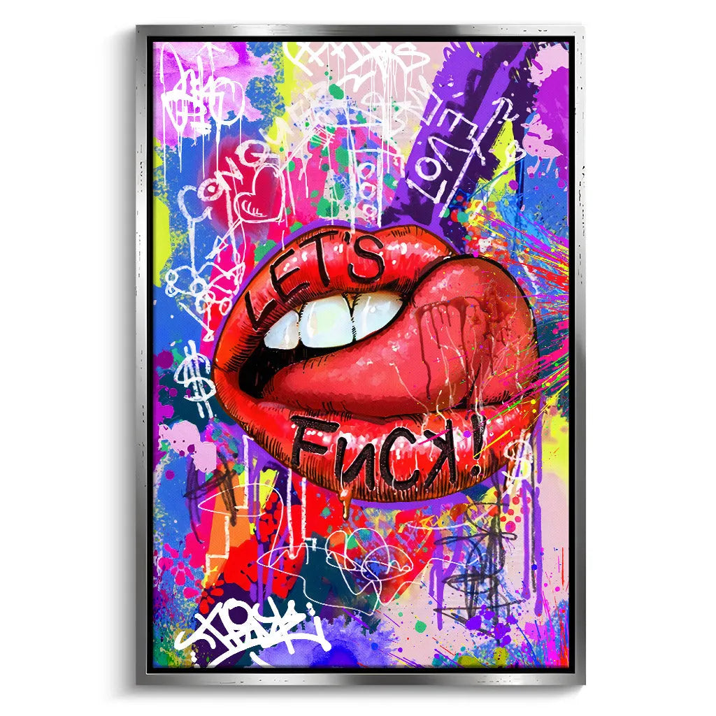 Canvarisma - "FCK LIPS" -  Bild