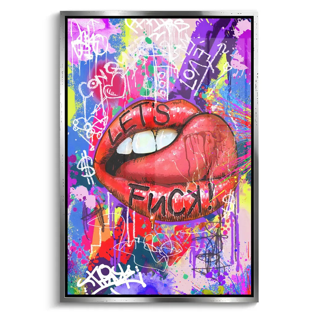 Canvarisma - "FCK LIPS" -  Bild