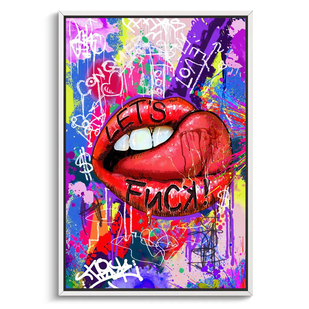 Canvarisma - "FCK LIPS" -  Bild