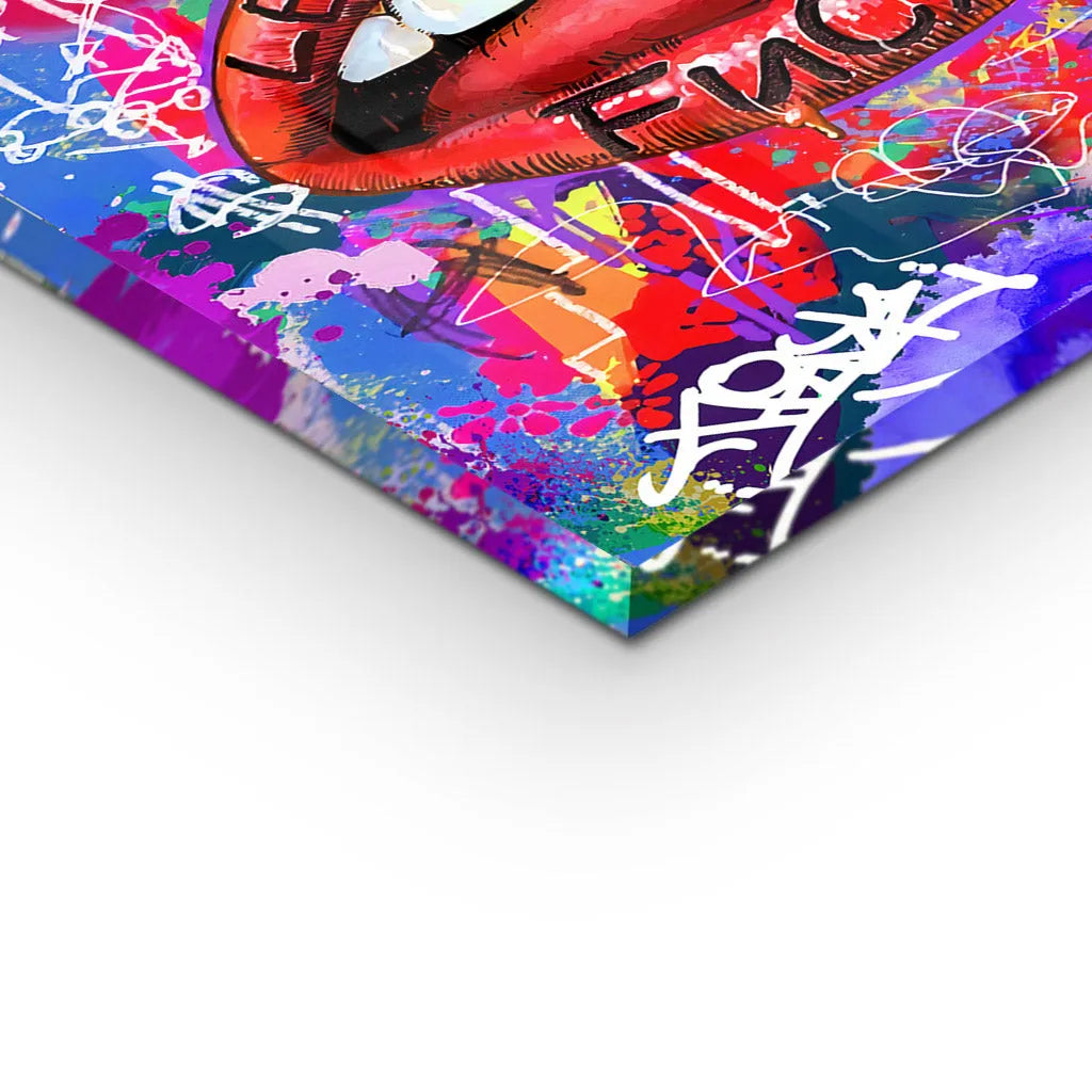 Canvarisma - "FCK LIPS" -  Bild