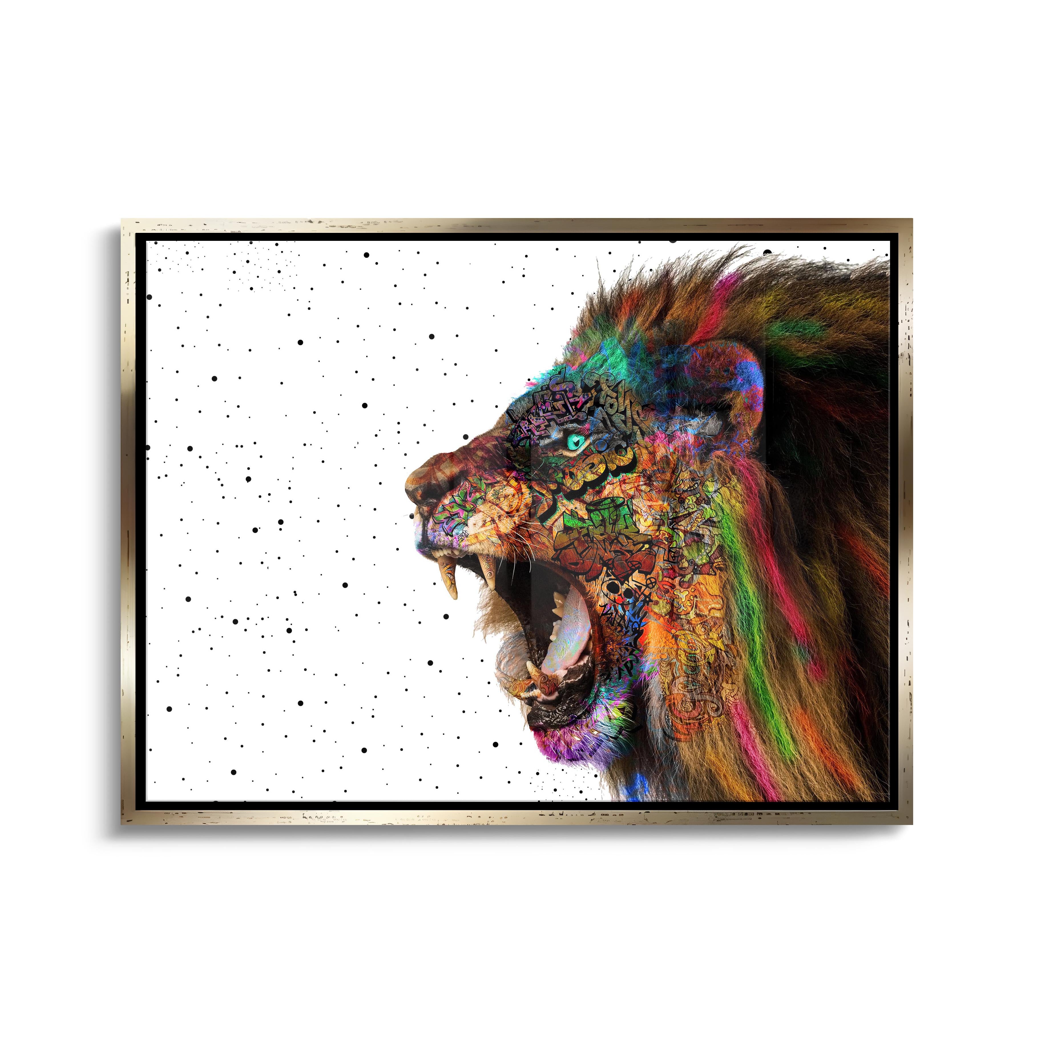 "POP ART LION"