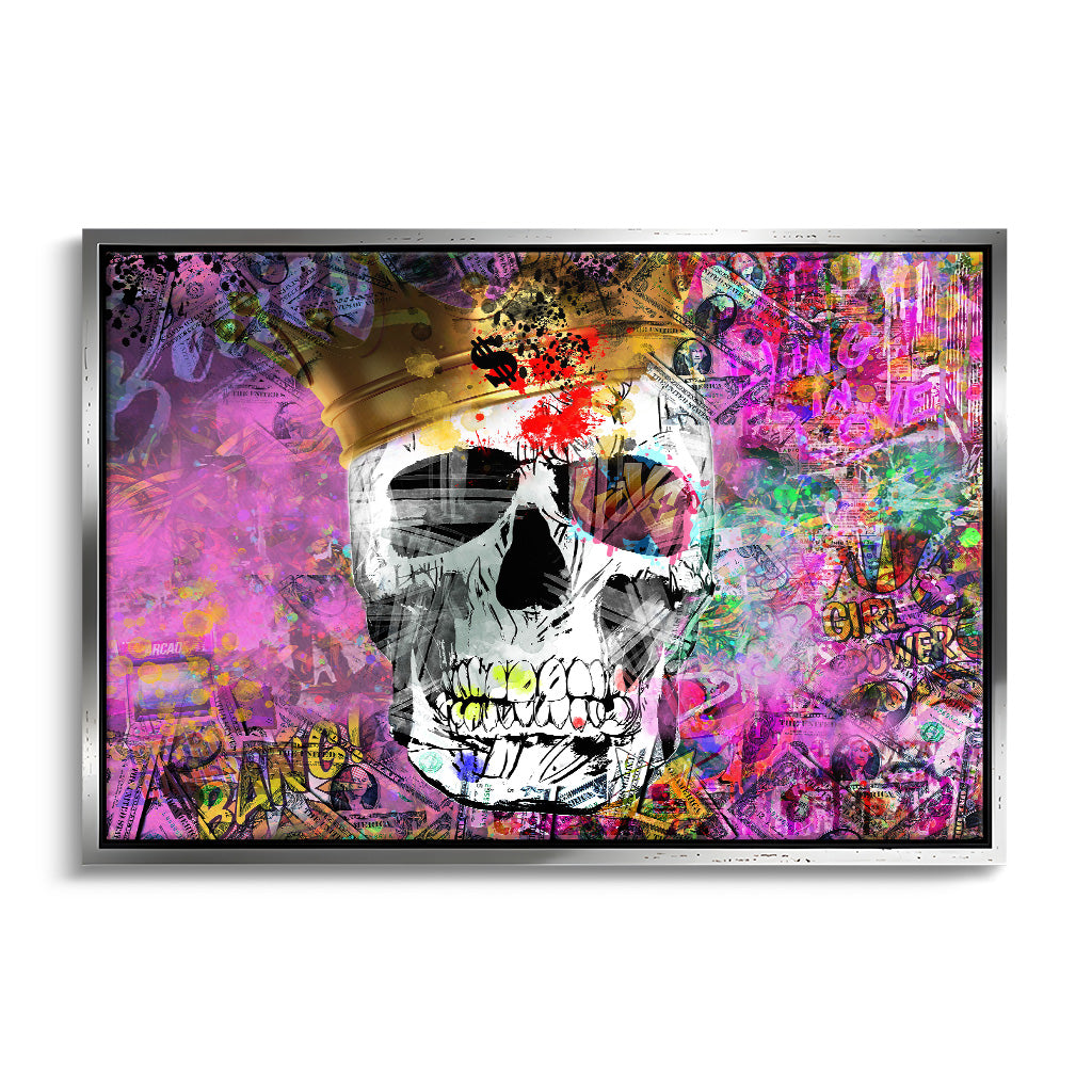 "POP ART SKULL"