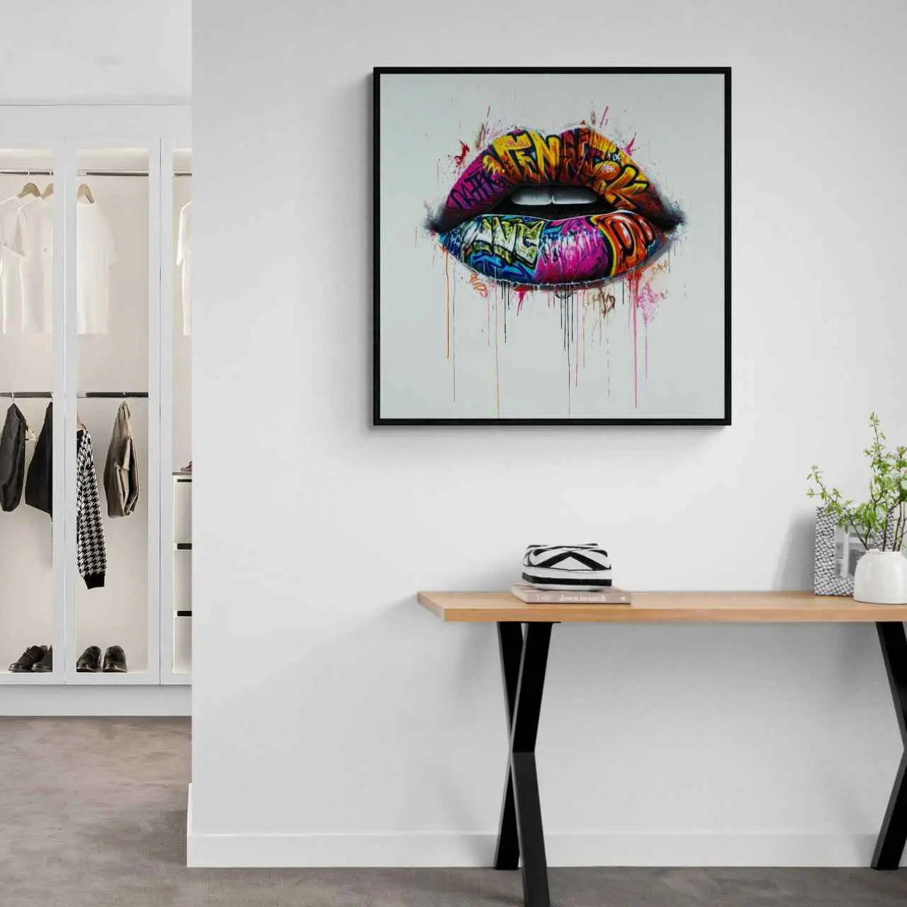 "GRAFFITI LIPS" - Bild.