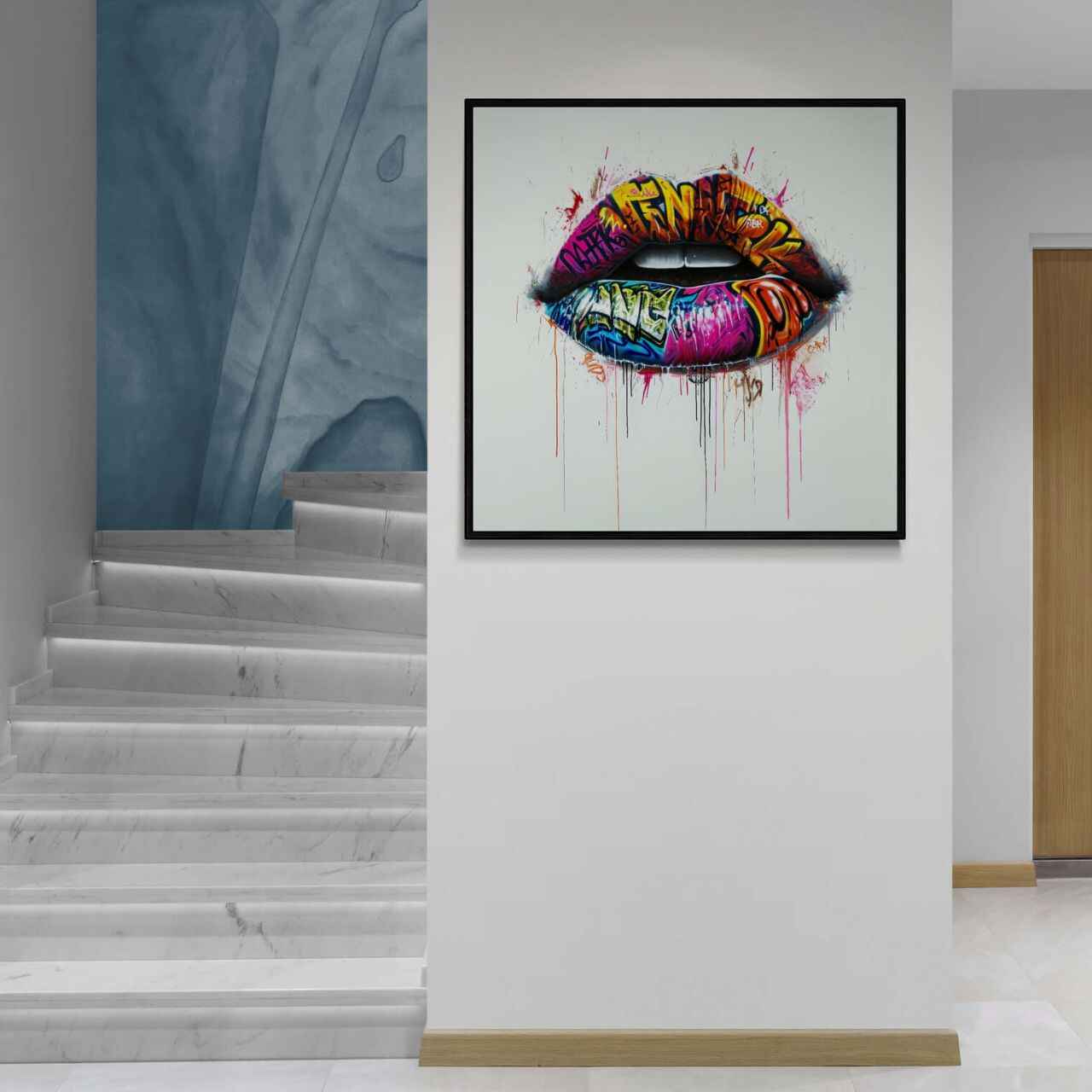 "GRAFFITI LIPS" - Art For Everyone