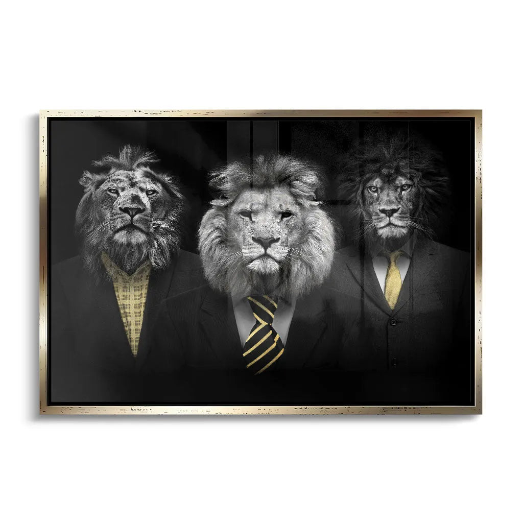 Canvarisma - "GOLDEN LIONS" -  Bild