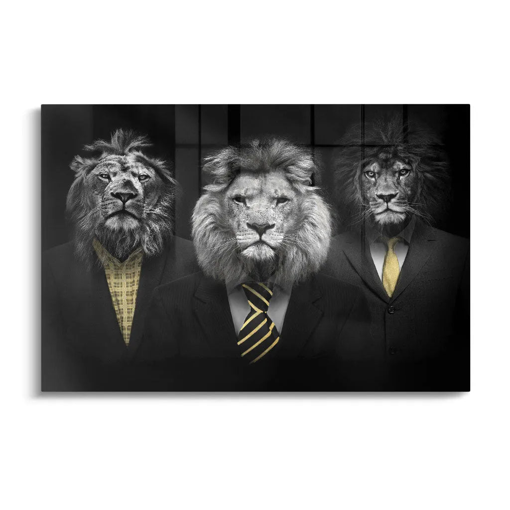 Canvarisma - "GOLDEN LIONS" -  Bild