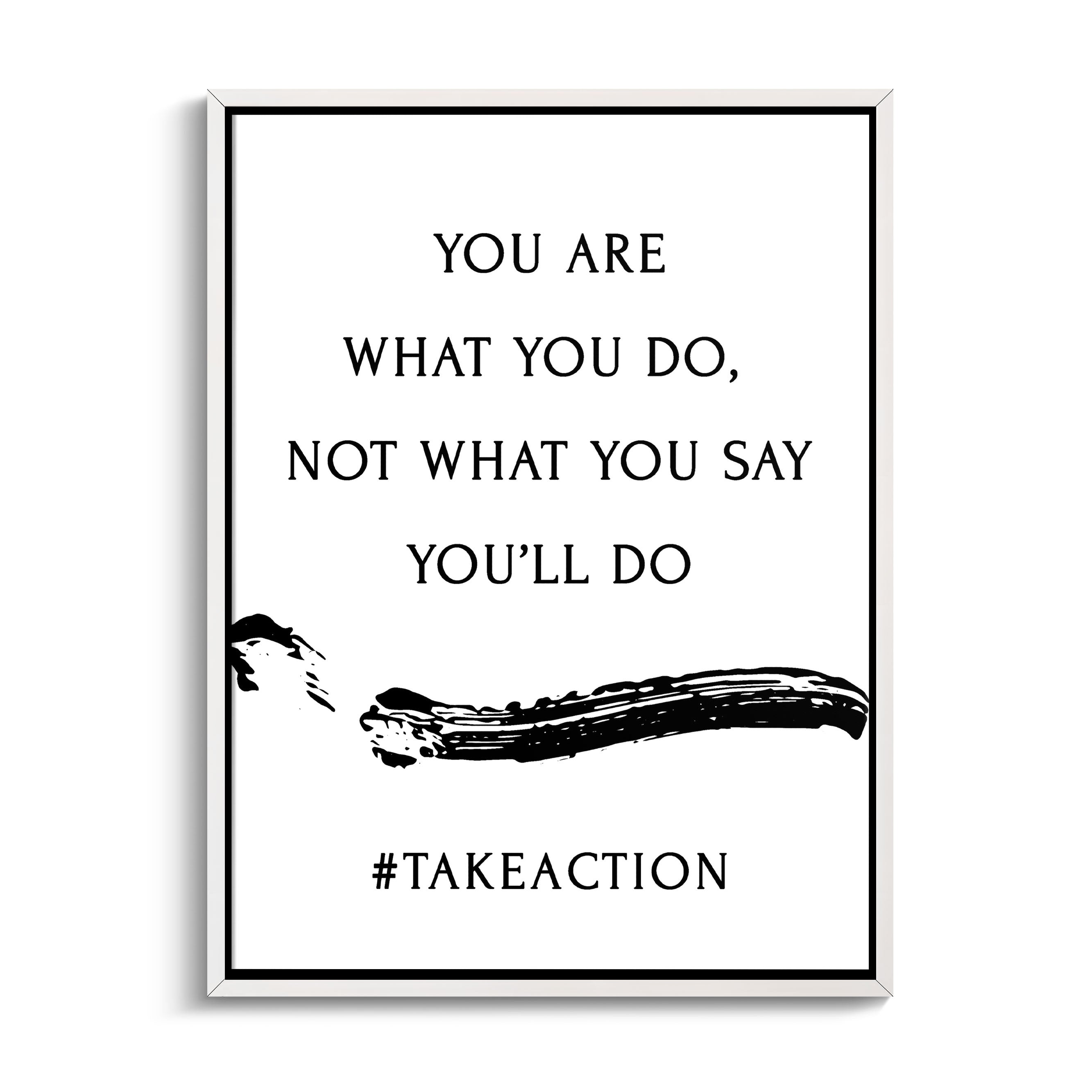 "TAKE ACTION"