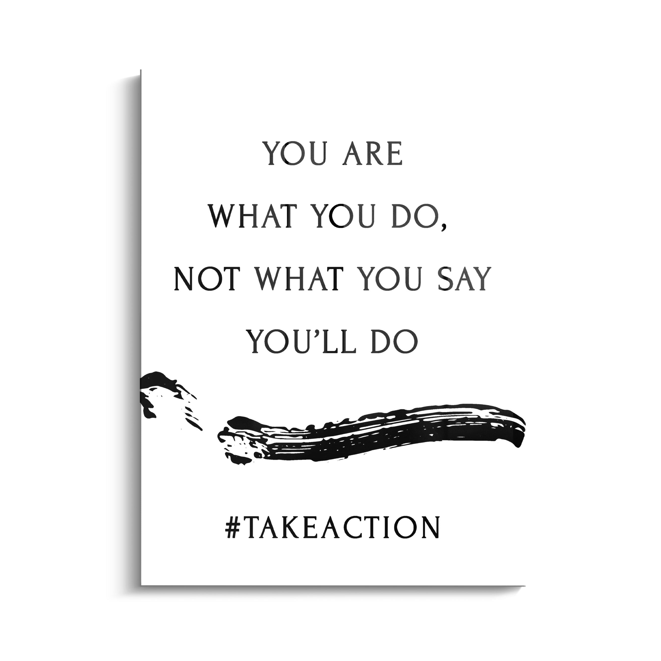 "TAKE ACTION"