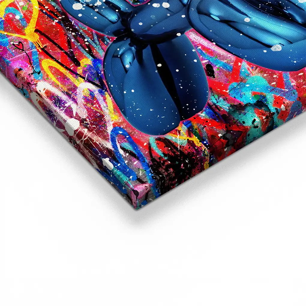 "BLUE GRAFFITI DOG"