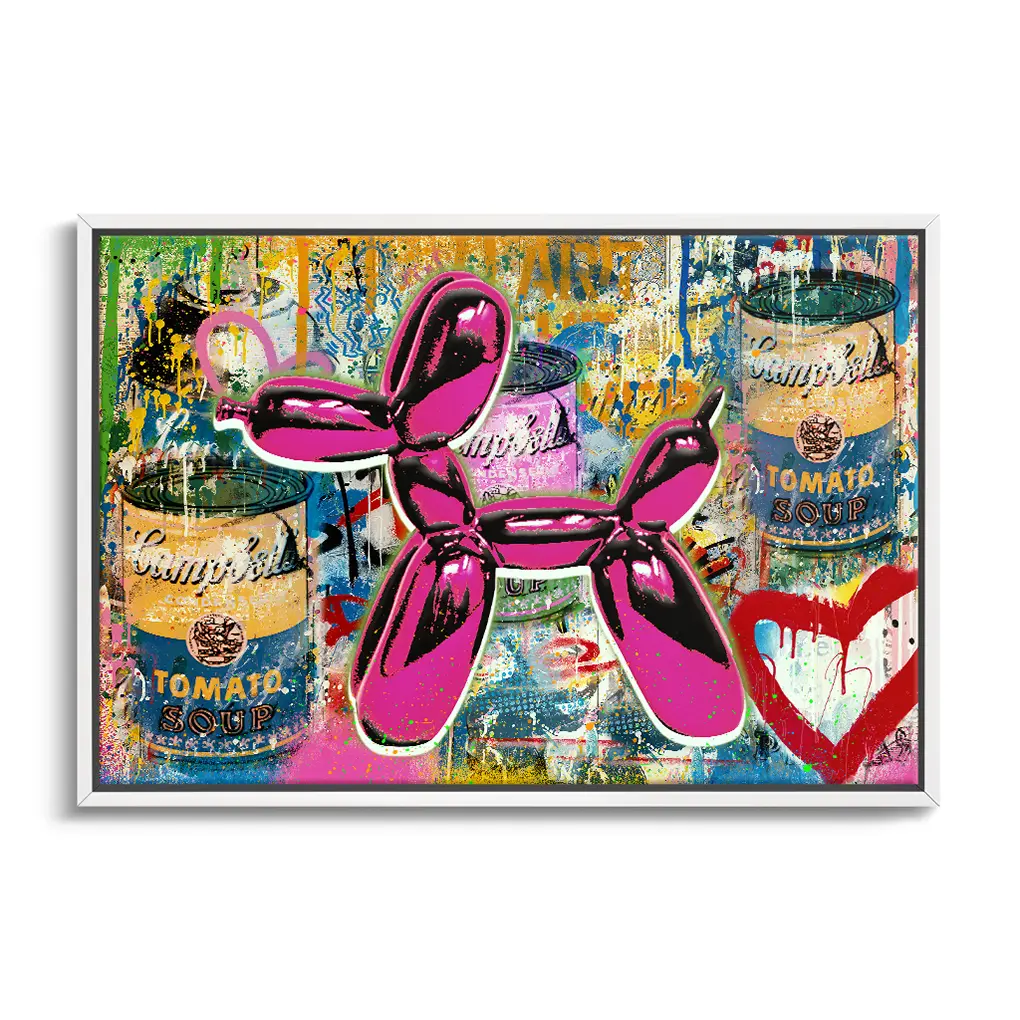 "PINK BALLOON DOG"