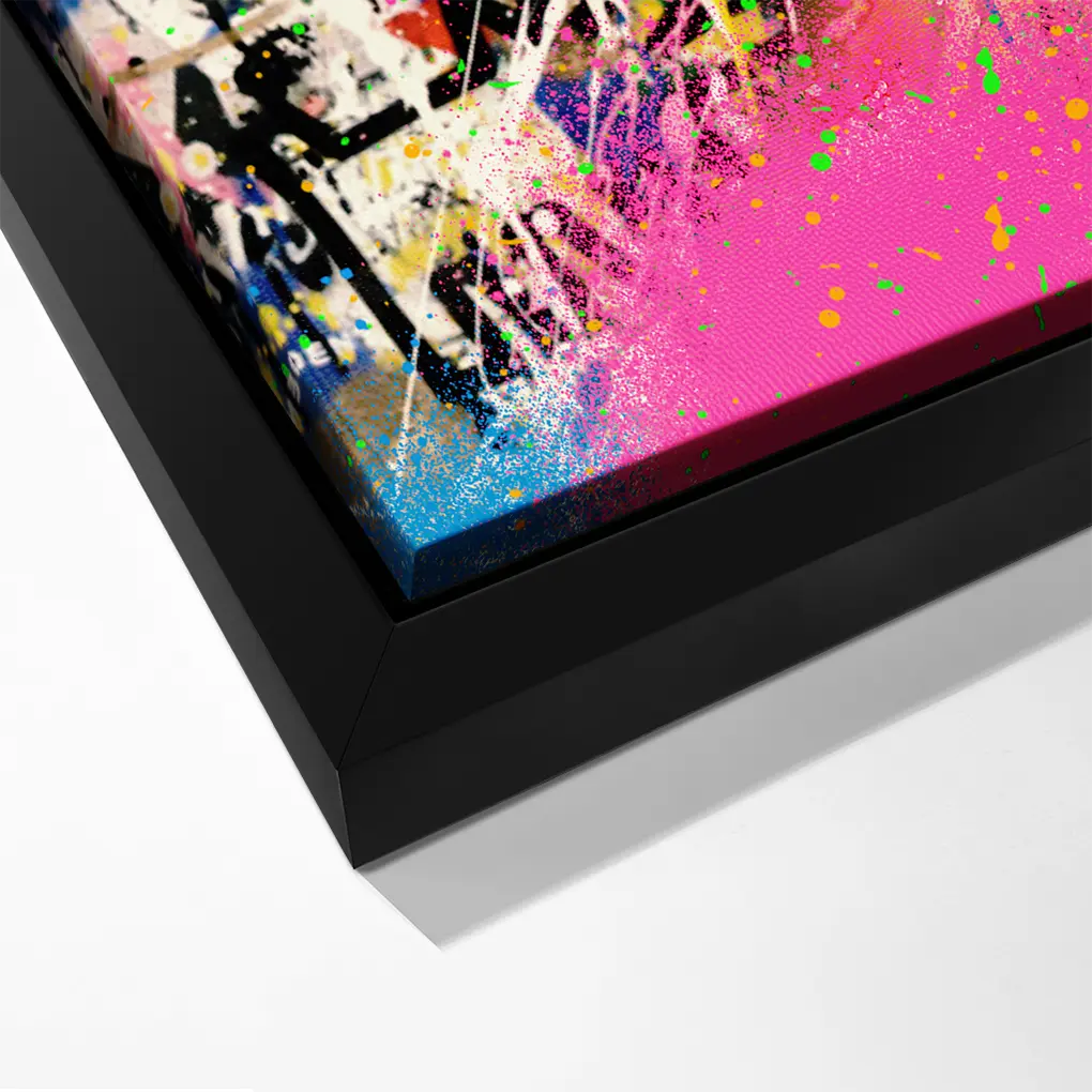"PINK POP ART DOG"