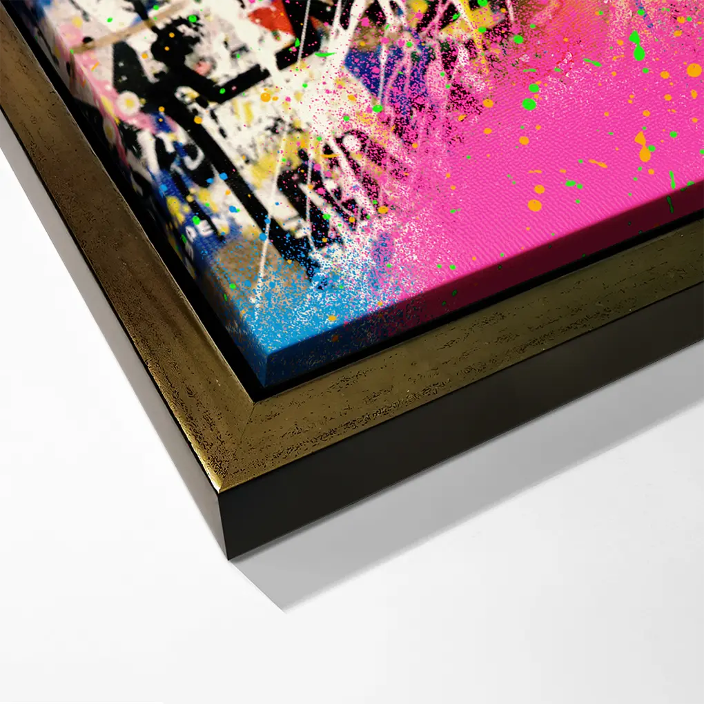 "PINK POP ART DOG"