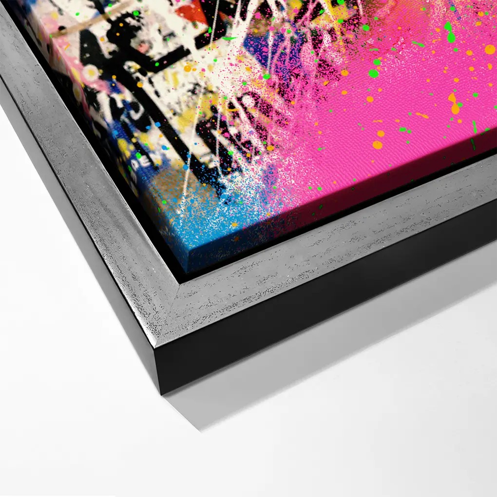 "PINK POP ART DOG"