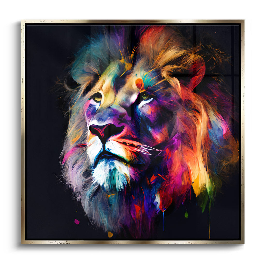 "LION IN COLOR"