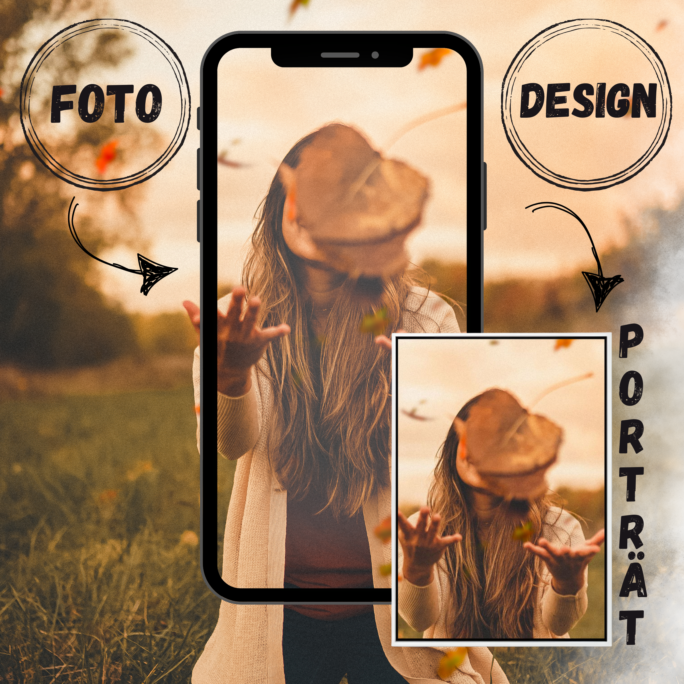 "DEIN FOTO IM PORTRÄT-FORMAT"