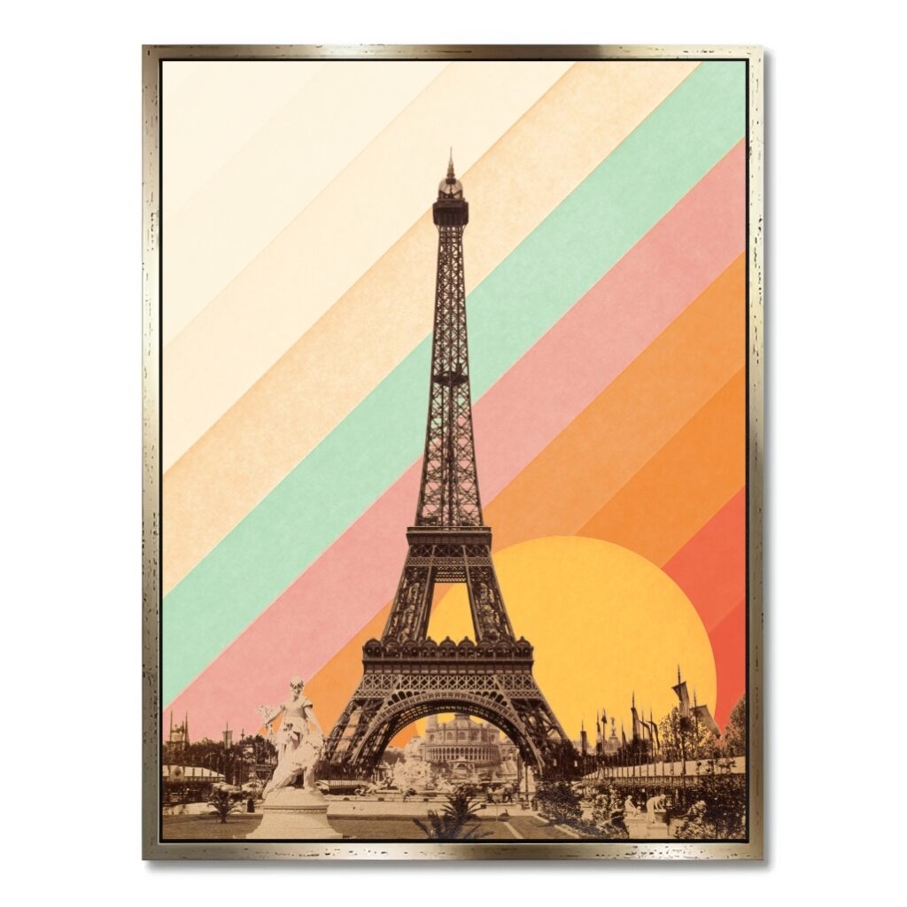 "EIFFEL TOWER RAINBOW"