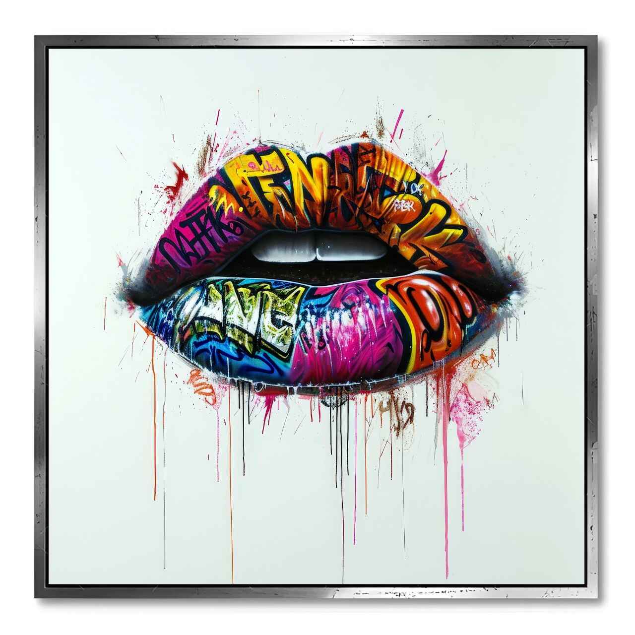 "GRAFFITI LIPS" - Art For Everyone