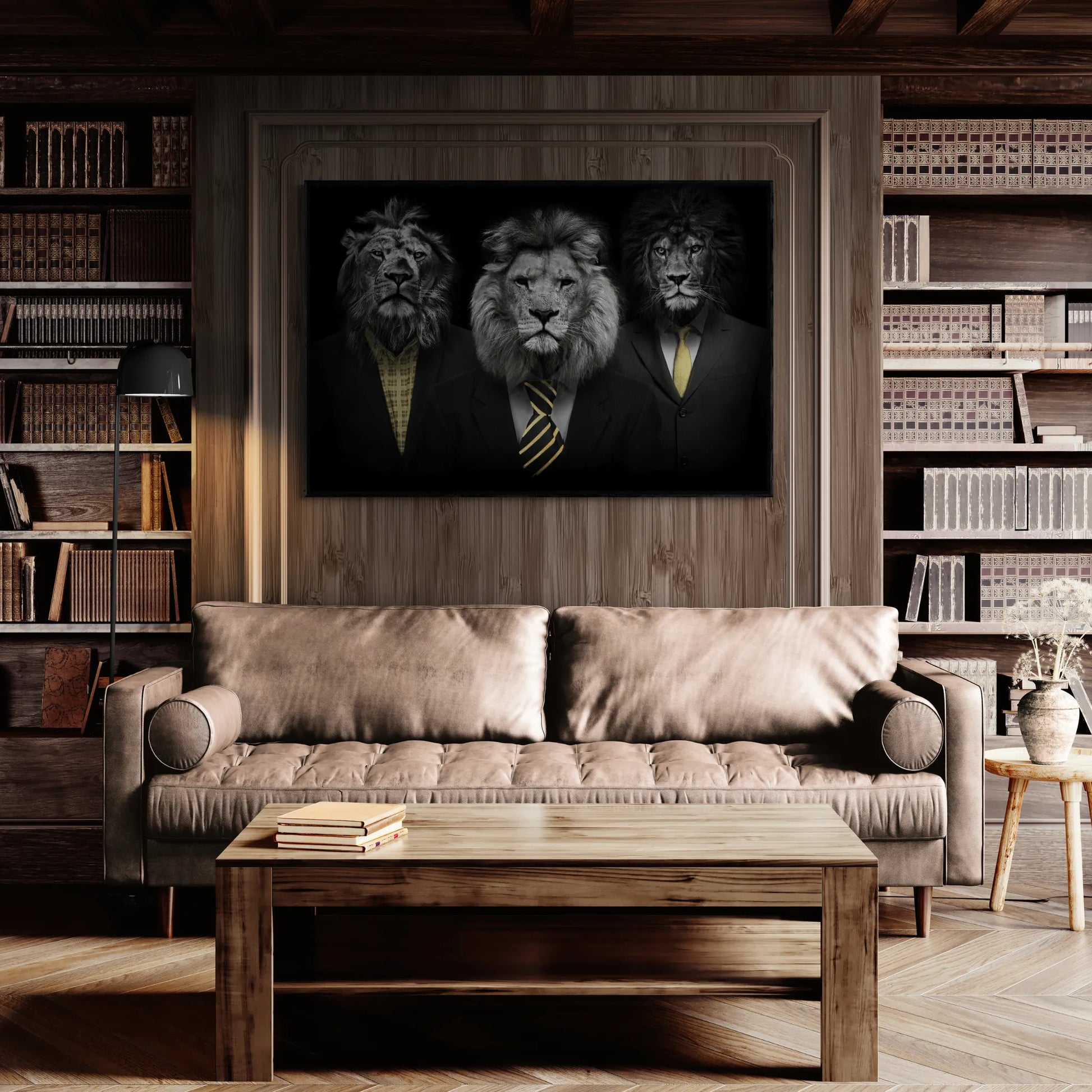 Canvarisma - "GOLDEN LIONS" -  Bild