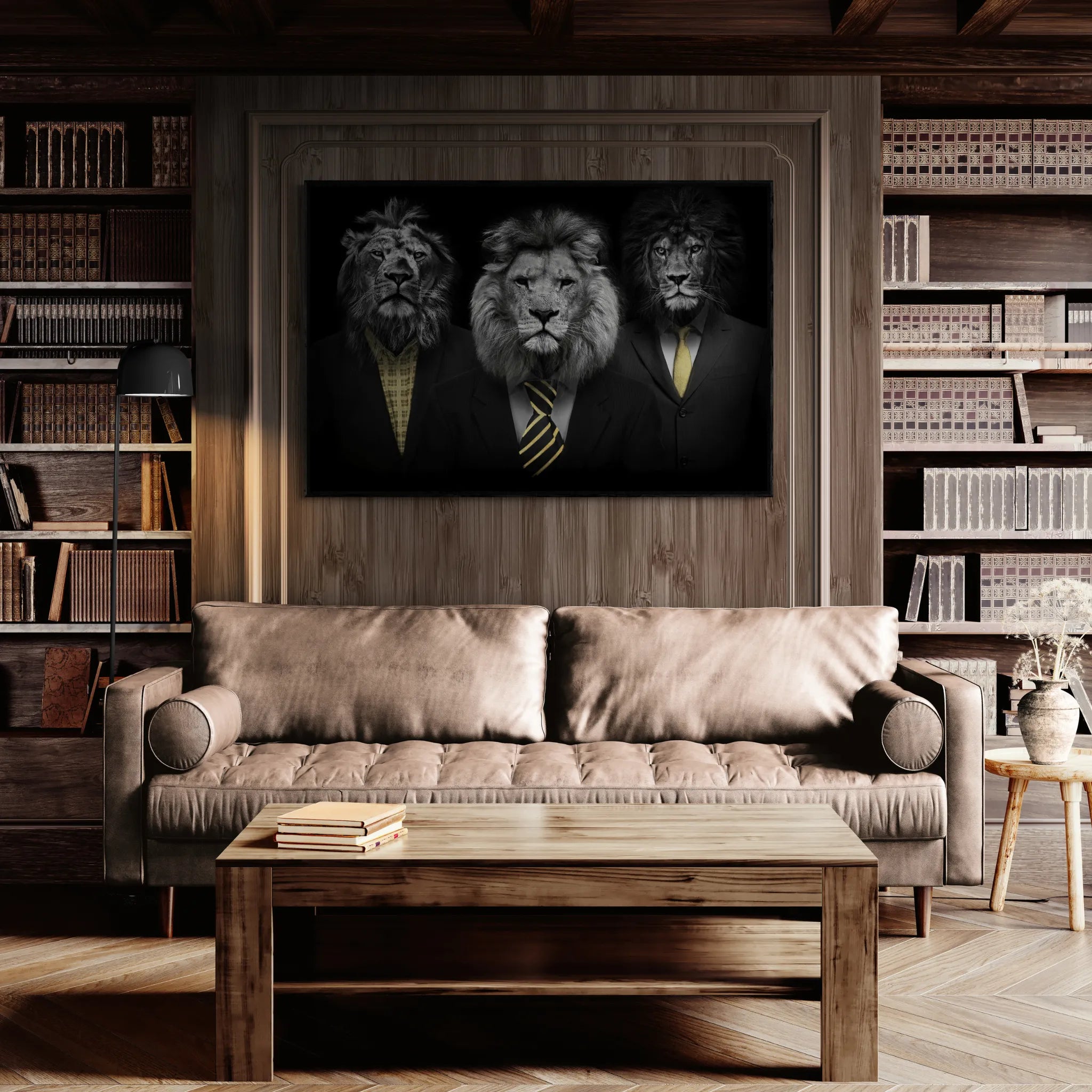 Canvarisma - "GOLDEN LIONS" -  Bild