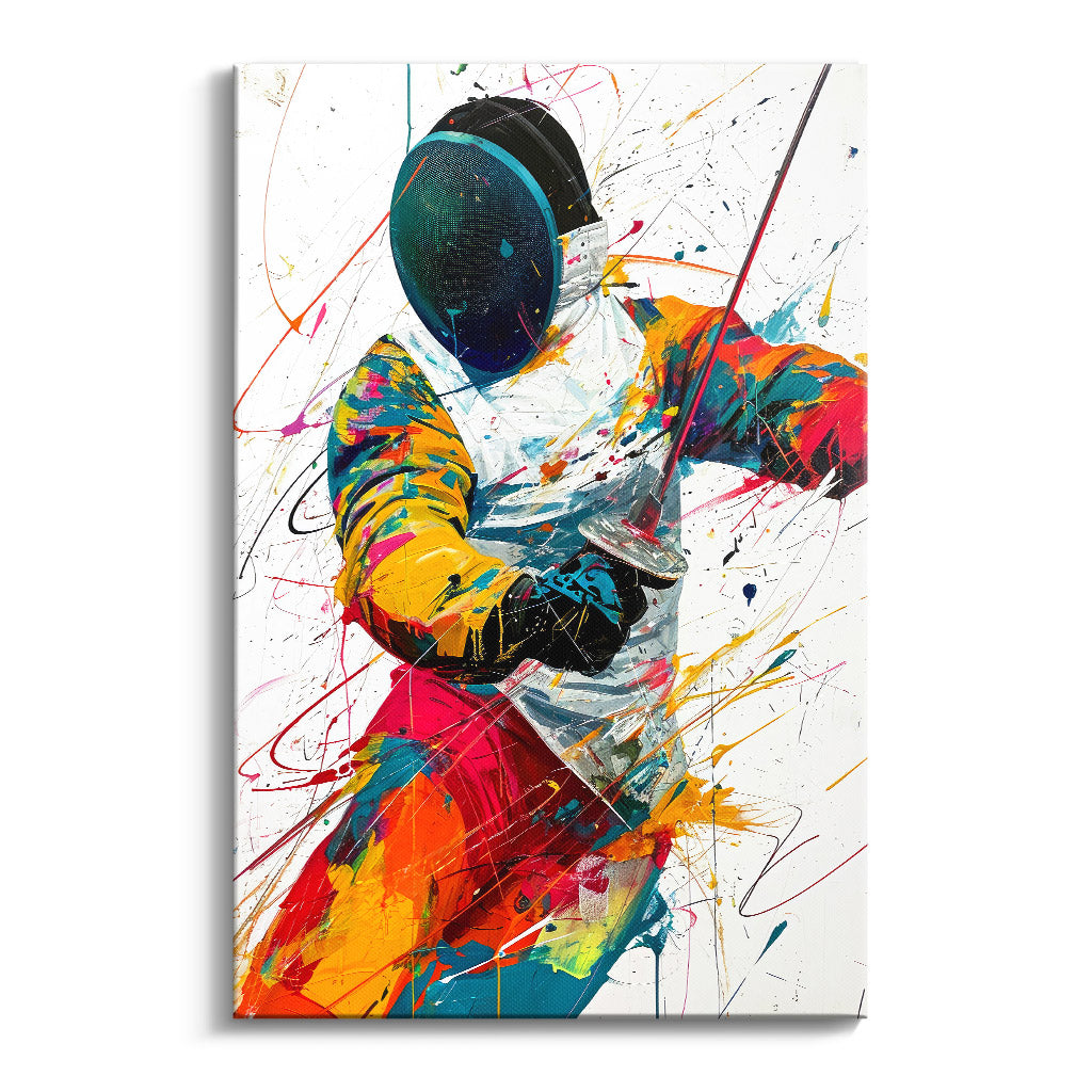 "FENCING SPORT ART"