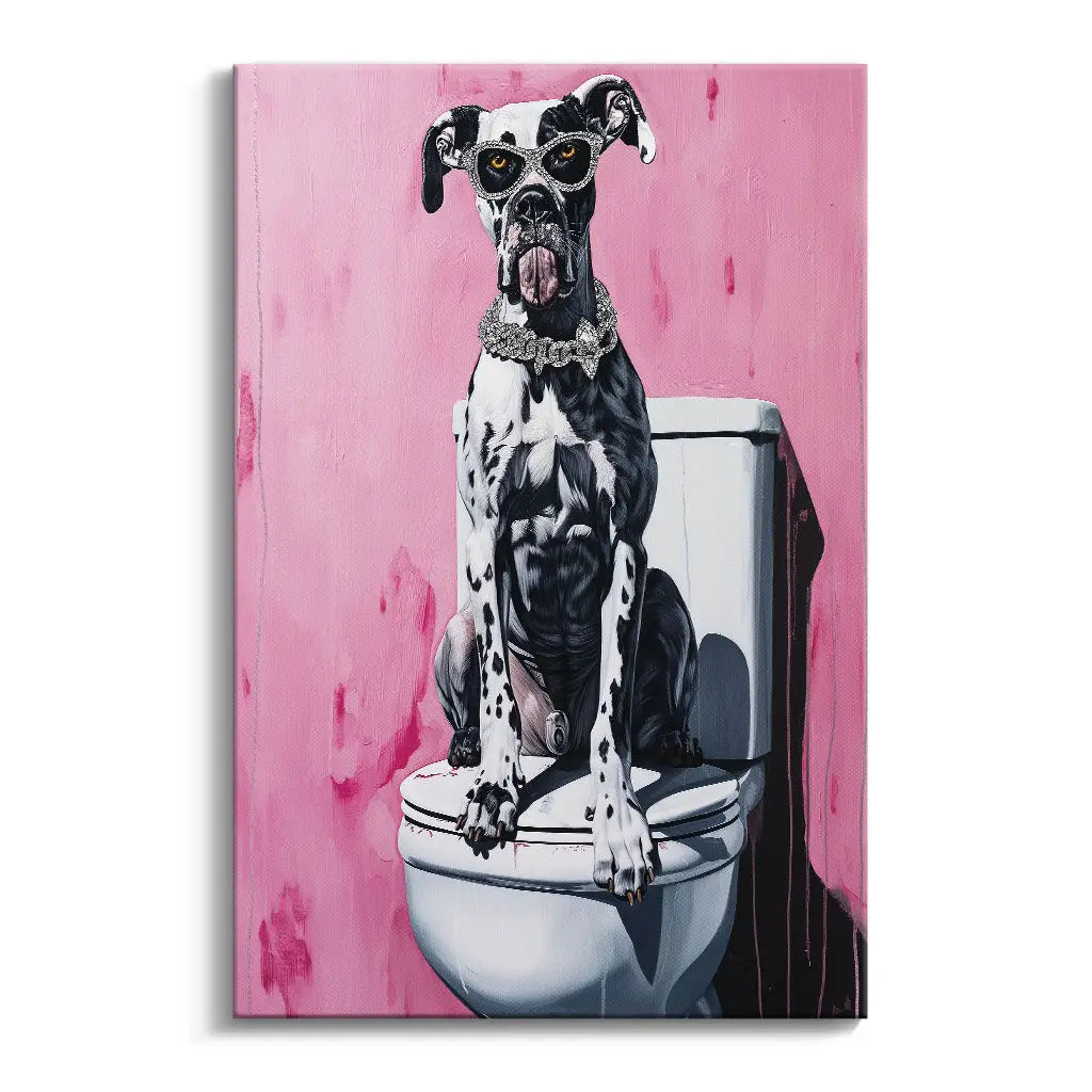 Canvarisma - "GREAT DANE HAVE A NICE POOP" -  Bild