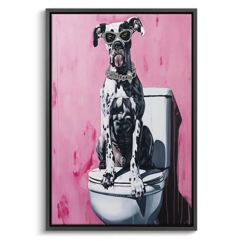 "GREAT DANE HAVE A NICE POOP"