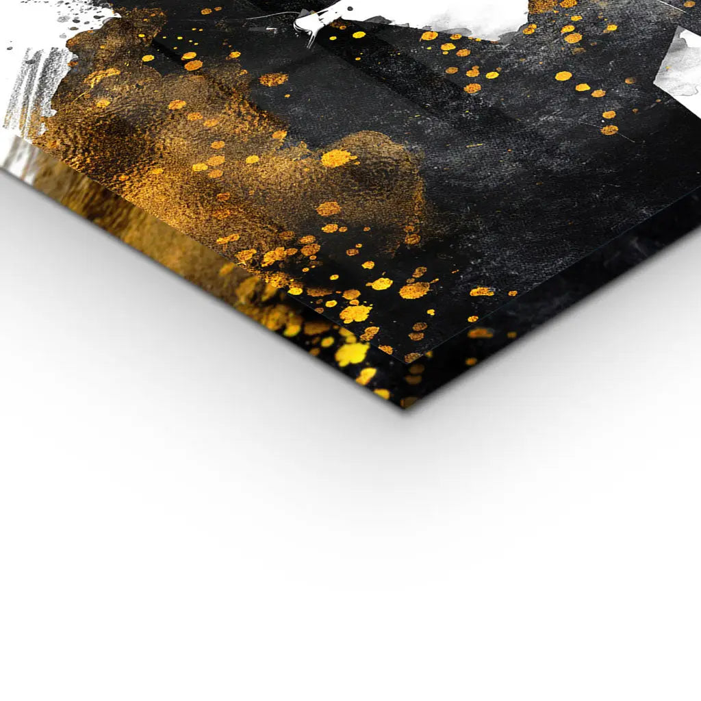 "BLACK AND GOLD VIOLIN"