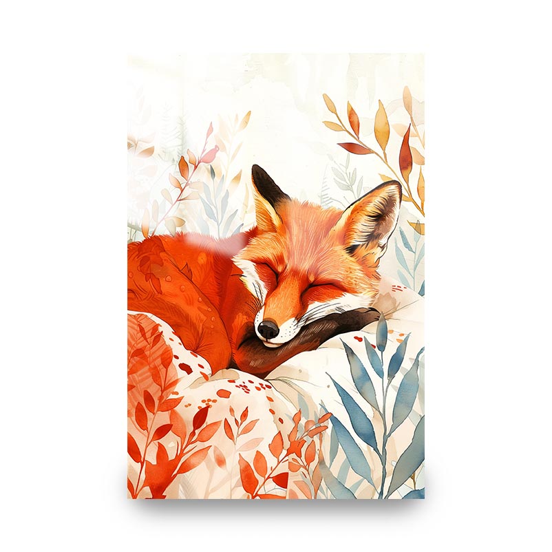 "WATERCOLOR ART FOX 2"