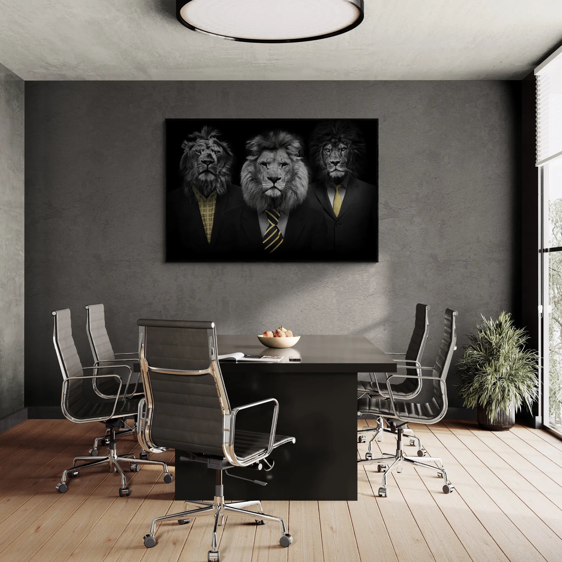 Canvarisma - "GOLDEN LIONS" -  Bild