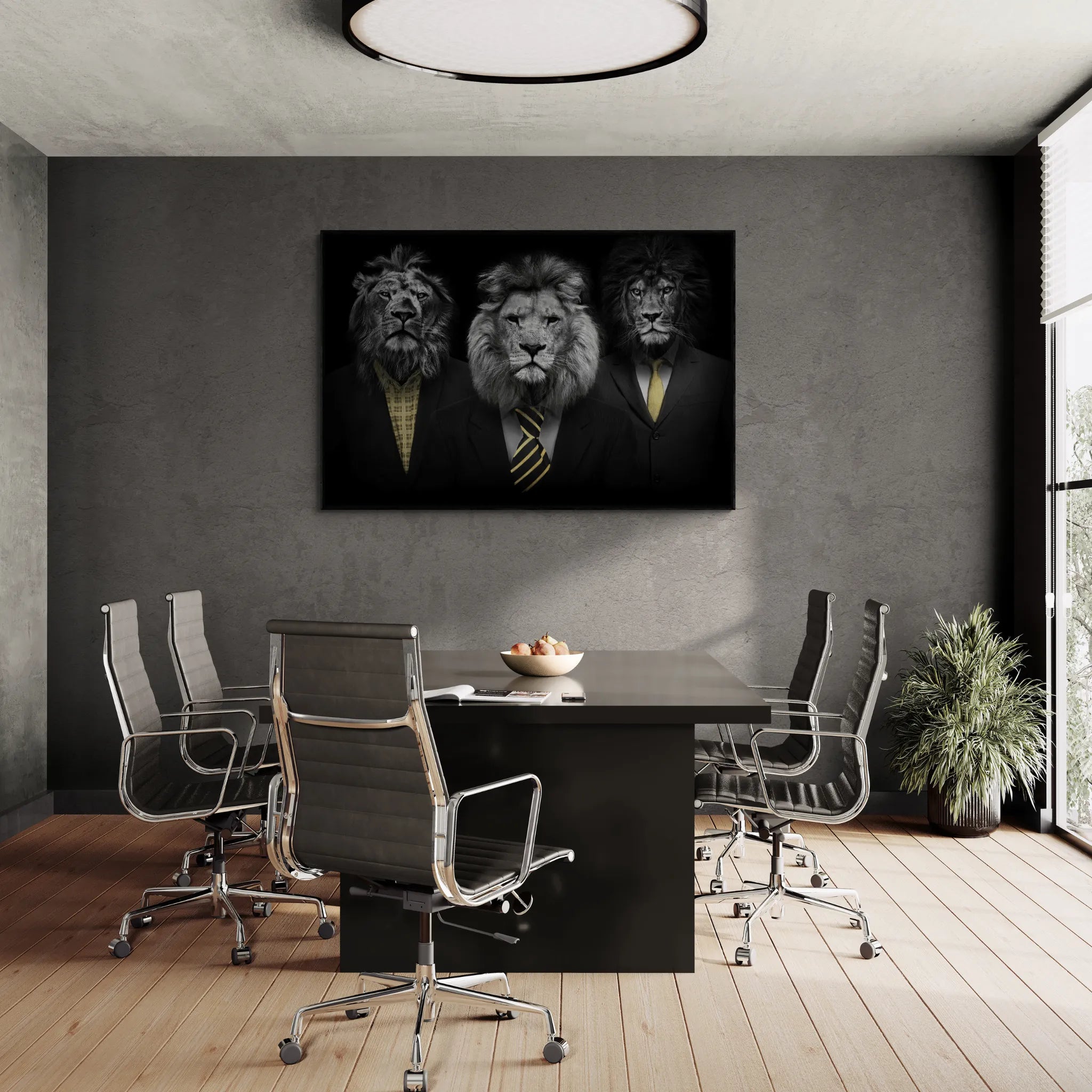 Canvarisma - "GOLDEN LIONS" -  Bild