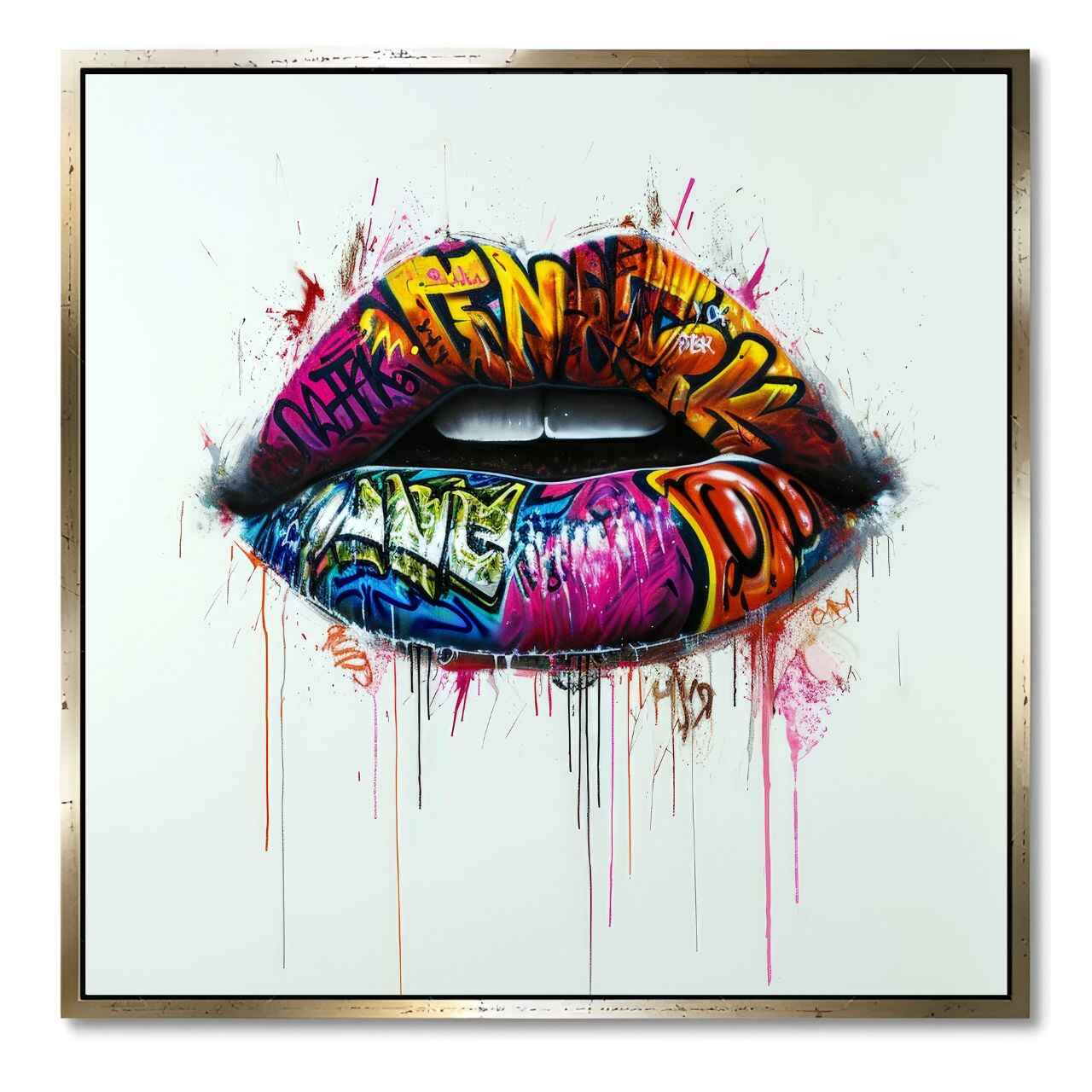 "GRAFFITI LIPS" - Art For Everyone