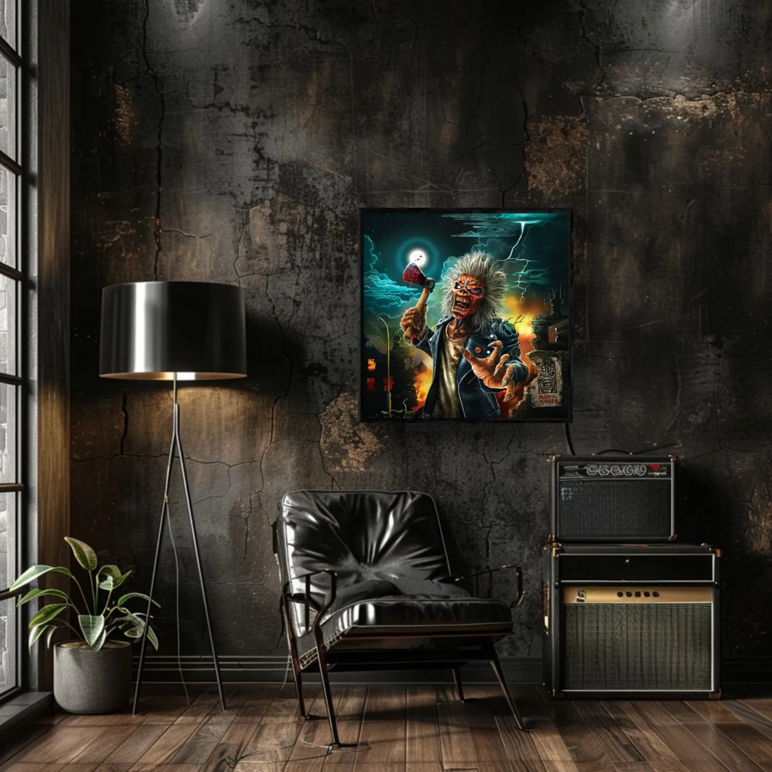 Canvarisma - "IRON MAIDEN - RUN FOR YOUR LIVES" - LIMITED EDITION -  Bild