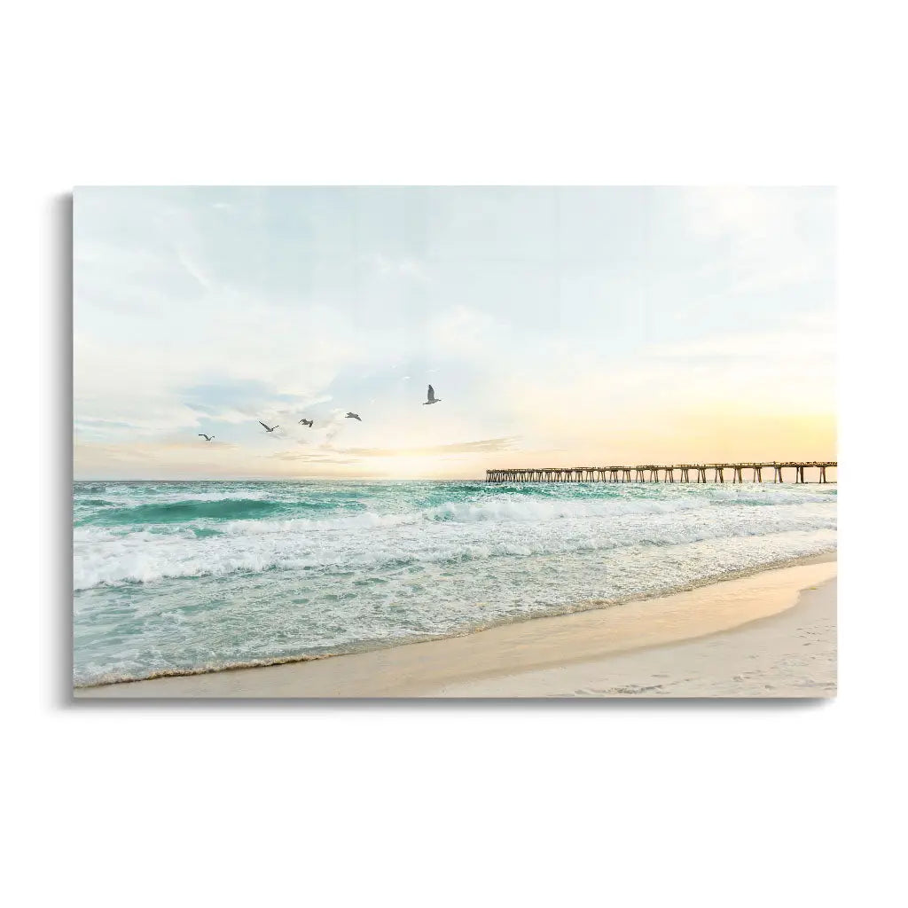 Canvarisma - "BIRDS AT PIER" -  Bild