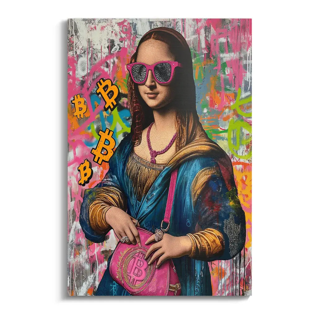 Canvarisma - "MONALISA BITCOIN" -  Bild