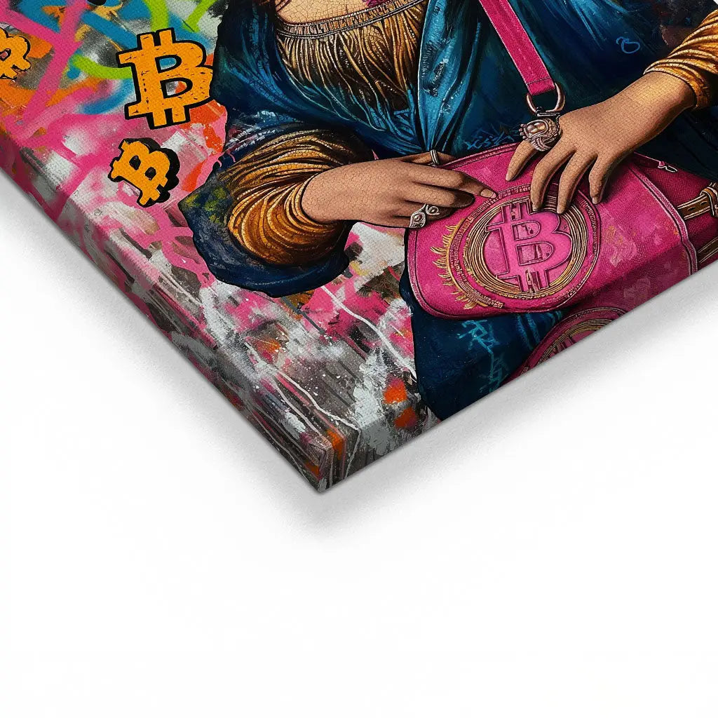 Canvarisma - "MONALISA BITCOIN" -  Bild