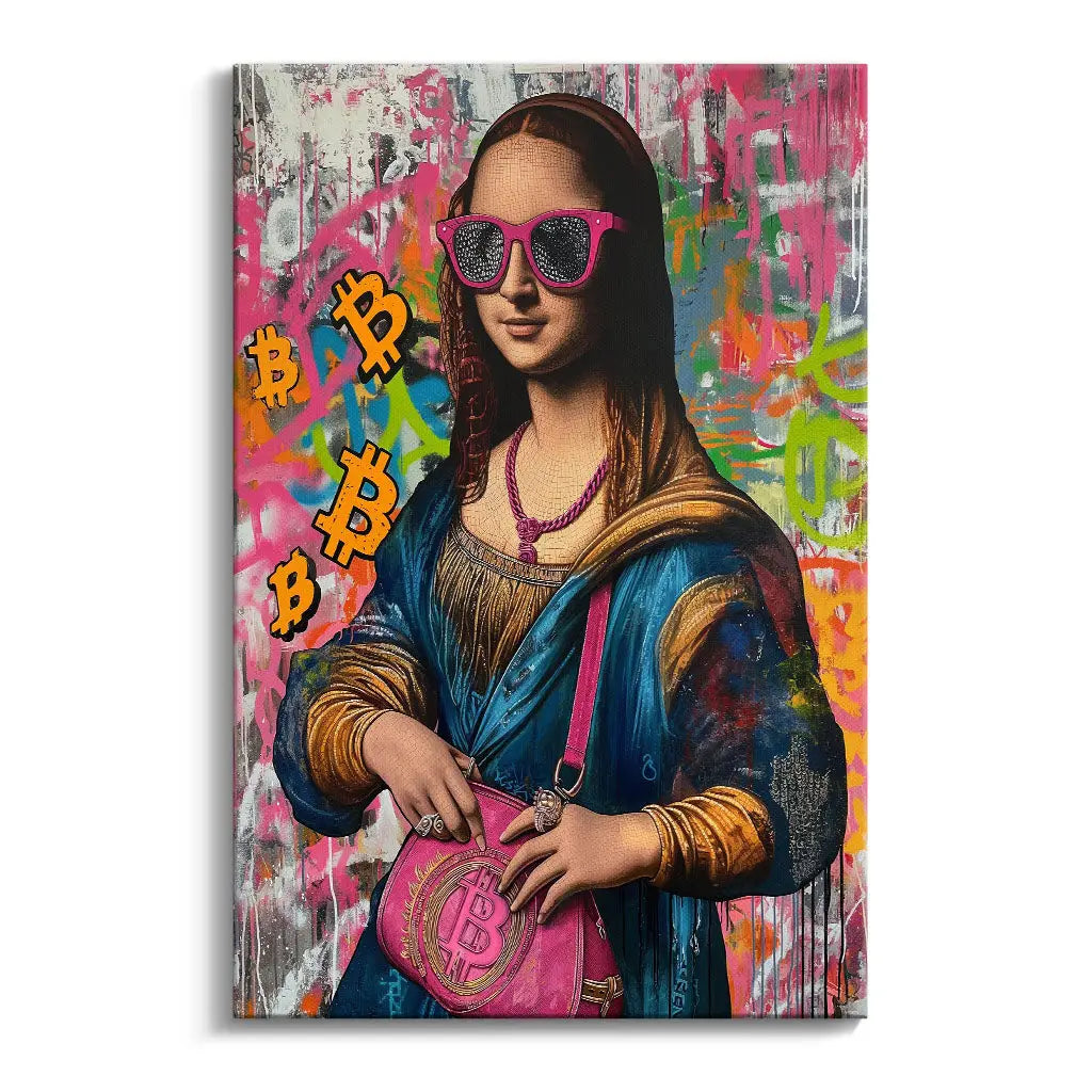 Canvarisma - "MONALISA BITCOIN" -  Bild