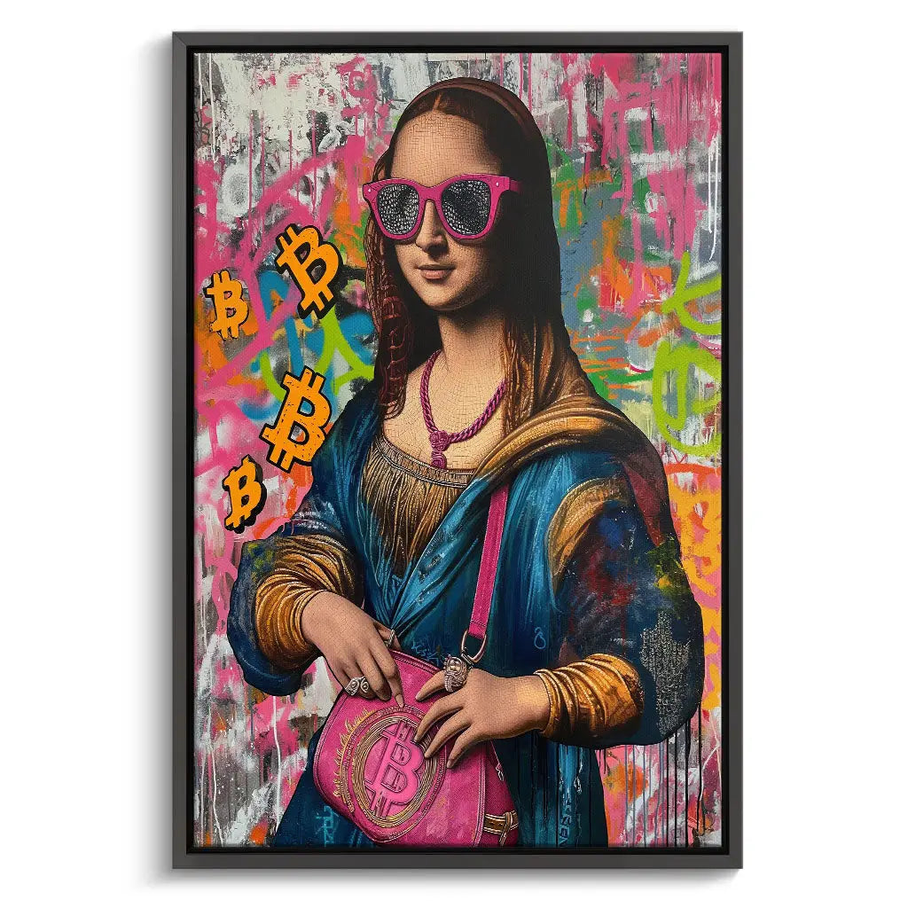 Canvarisma - "MONALISA BITCOIN" -  Bild