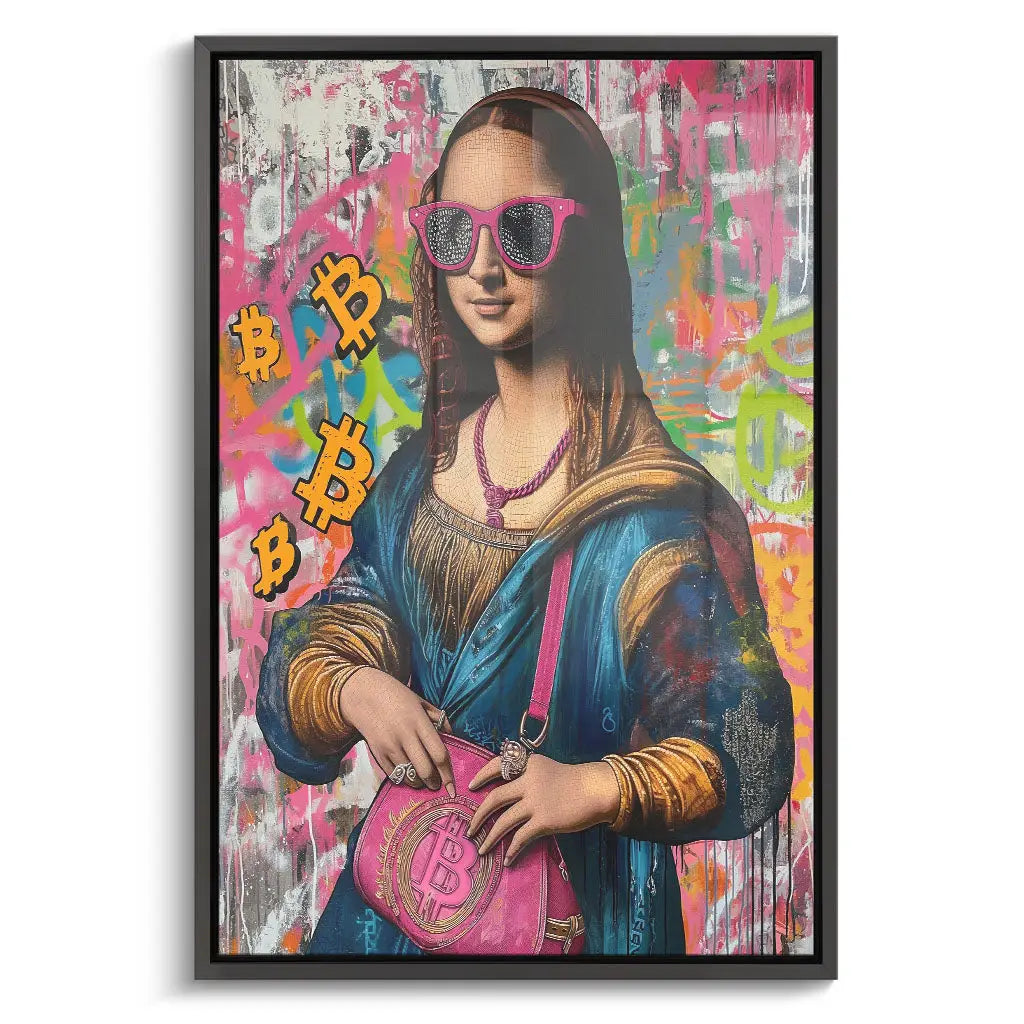 Canvarisma - "MONALISA BITCOIN" -  Bild
