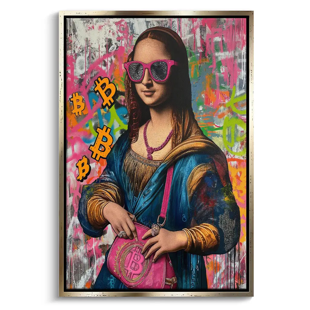 Canvarisma - "MONALISA BITCOIN" -  Bild