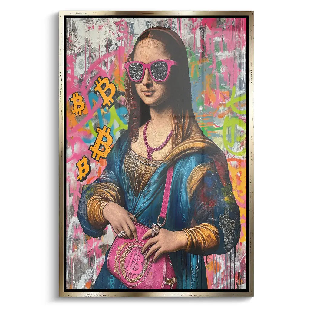 Canvarisma - "MONALISA BITCOIN" -  Bild