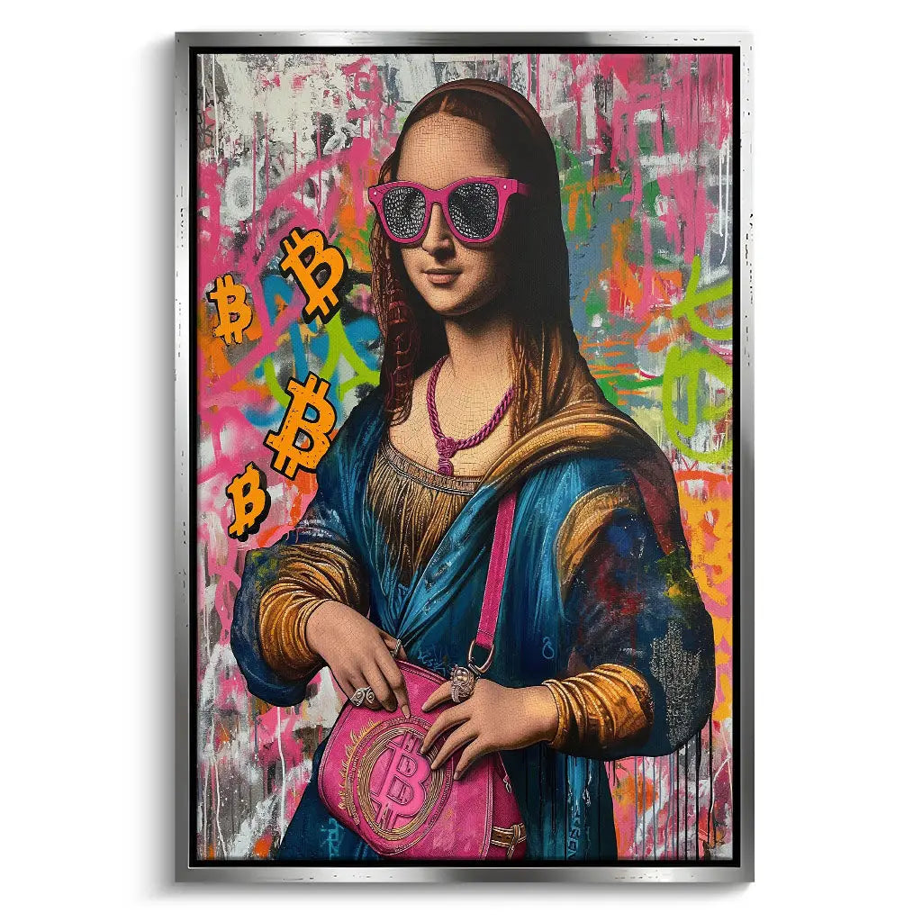 Canvarisma - "MONALISA BITCOIN" -  Bild