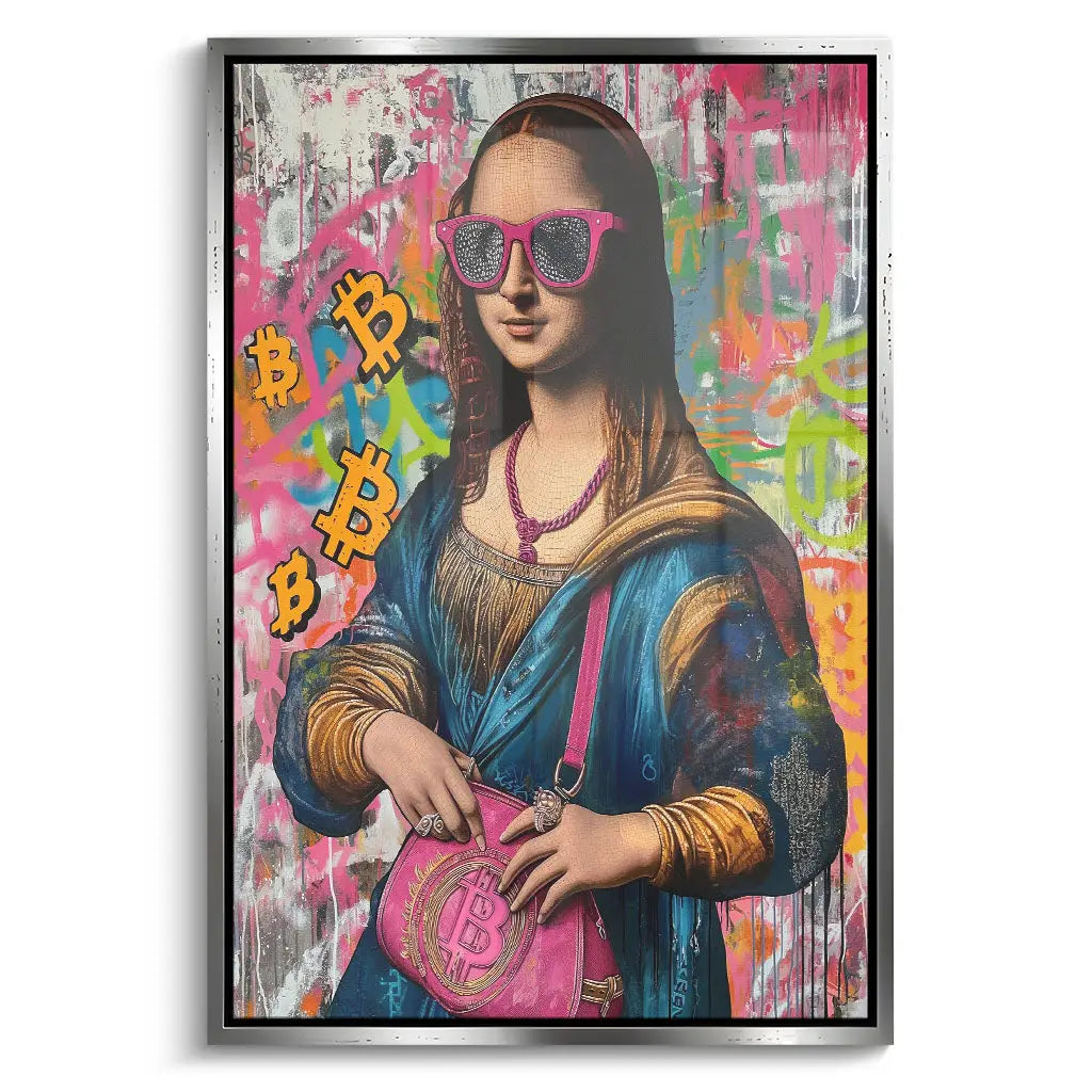 Canvarisma - "MONALISA BITCOIN" -  Bild